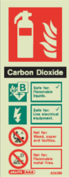Carbon-Dioxide-Extinguisher-Sign